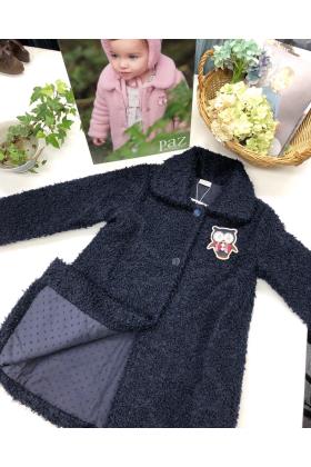 000717 30%OFF*紺コート・ブローチ付 5才&6才